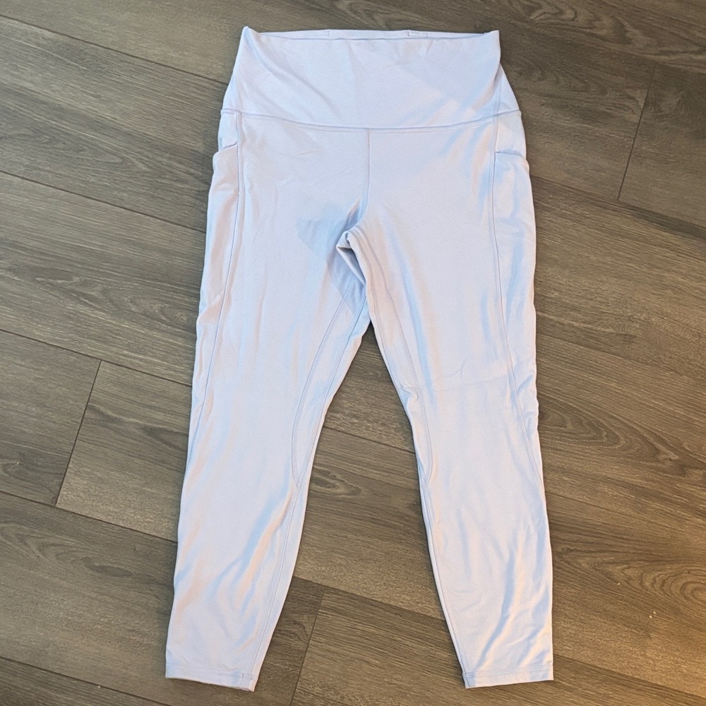 lululemon Light Purple High-Waist Align Leggings with Pockets